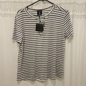 Hippie chic short sleeve shirt, Size M